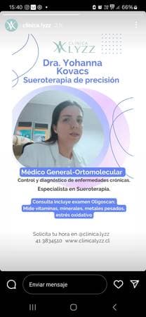 Yohanna kovacs bustamante - Medico general 