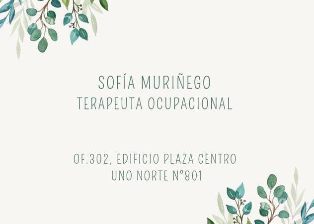 Sofía Muriñego - Terapia Ocupacional