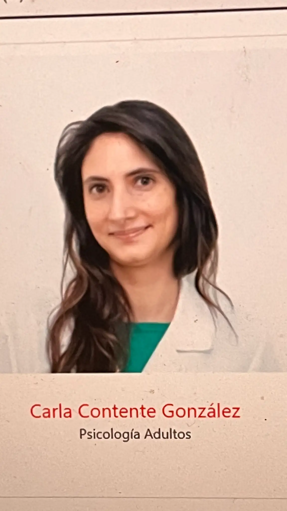 Carla Contente González - Psicologa Clinica y de la Salud