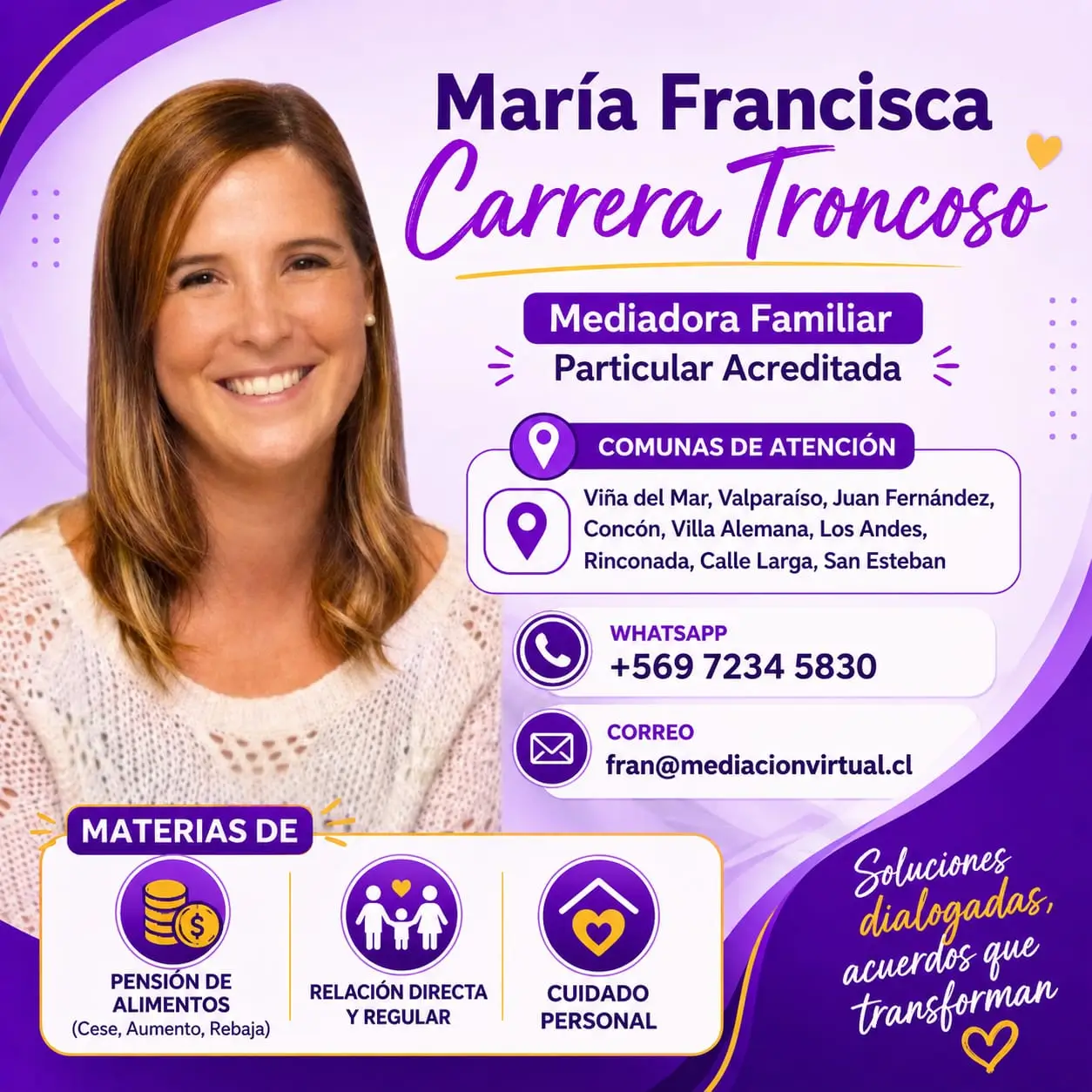 María Francisca Carrera - Mediación Familiar Privada