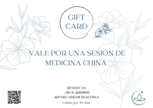 Gift Card Sesión Medicina China
