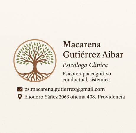 Macarena Gutiérrez Psicóloga clínica infanto juvenil - Psicóloga Clínica, Infanto Juvenil y adultos