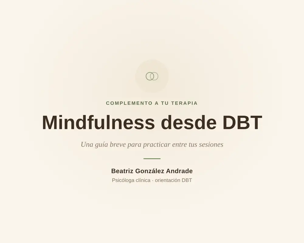 Guía de Mindfulness para practicar entre sesiones