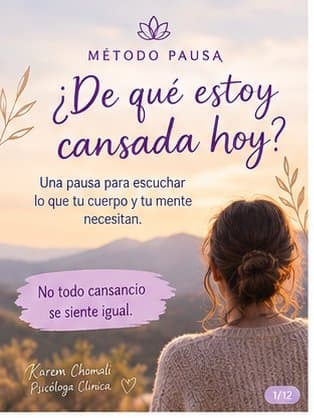 Conoce tu cansancio
