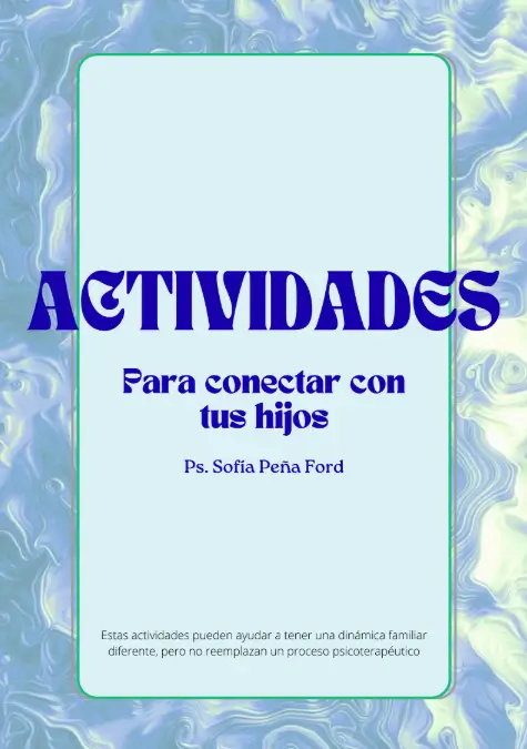 Actividades para conectar mejor con tus hijos